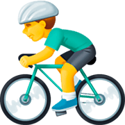 Émoji 🚴‍♂️ Cycliste Homme sur Facebook 14.0.