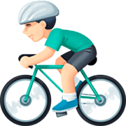 🚴🏻‍♂️ Emoji Hombre En Bicicleta: Tono De Piel Claro en Facebook 14.0.