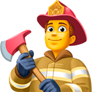 Emoji 👨‍🚒 Pompiere Uomo su Facebook 14.0.