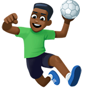🤾🏿‍♂️ Emoji Handballspieler: dunkle Hautfarbe Facebook 14.0.