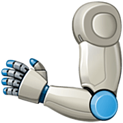 Emoji 🦾 Protesi Robotica Per Il Braccio su Facebook 14.0.