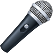 Emoji 🎤 Microfono su Facebook 14.0.