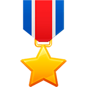 Émoji 🎖️ Médaille Militaire sur Facebook 14.0.