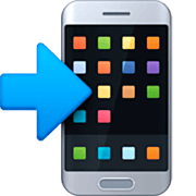 Emoji 📲 Telefono Cellulare Con Freccia su Facebook 14.0.