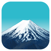 Émoji 🗻 Mont Fuji sur Facebook 14.0.