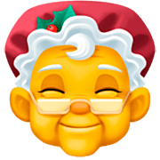Emoji 🤶 Mamma Natale su Facebook 14.0.