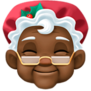 Emoji 🤶🏿 Mamma Natale: Carnagione Scura su Facebook 14.0.