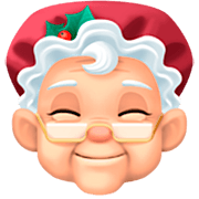 🤶🏻 Emoji Weihnachtsfrau: helle Hautfarbe Facebook 14.0.