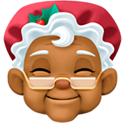 Emoji 🤶🏾 Mamma Natale: Carnagione Abbastanza Scura su Facebook 14.0.