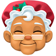 🤶🏽 Emoji Mamá Noel: Tono De Piel Medio en Facebook 14.0.