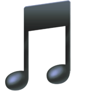 Emoji 🎵 Nota Musicale su Facebook 14.0.