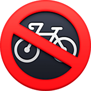 🚳 Emoji Fahrräder verboten Facebook 14.0.
