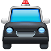 🚔 Emoji Vorderansicht Polizeiwagen Facebook 14.0.