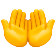 Emoji 🤲 Mani Unite In Alto su Facebook 14.0.