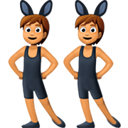 👯🏽 Emoji Personas Con Orejas De Conejo: Tono De Piel Medio en Facebook 14.0.