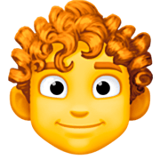 🧑‍🦱 Emoji Persona: cabello rizado en Facebook 14.0.