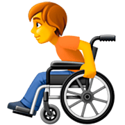 🧑‍🦽 Emoji Persona en silla de ruedas manual en Facebook 14.0.