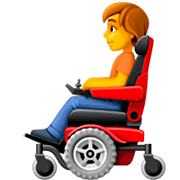 🧑‍🦼 Emoji Pessoa Em Cadeira De Rodas Motorizada na Facebook 14.0.