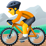 Emoji 🚵 Ciclista Di Mountain Bike su Facebook 14.0.