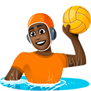 🤽🏿 Emoji Wasserballspieler(in): dunkle Hautfarbe Facebook 14.0.