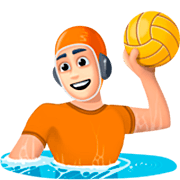 🤽🏻 Emoji Wasserballspieler(in): helle Hautfarbe Facebook 14.0.