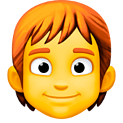 🧑‍🦰 Emoji Erwachsener: rotes Haar Facebook 14.0.
