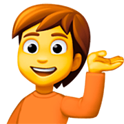 Emoji 💁 Persona Al Punto Informazioni su Facebook 14.0.