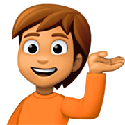 💁🏽 Emoji Persona De Mostrador De Información: Tono De Piel Medio en Facebook 14.0.