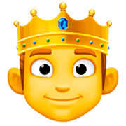 Emoji 🫅 Persona Con La Corona su Facebook 14.0.