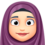 🧕🏻 Emoji Frau mit Kopftuch: helle Hautfarbe Facebook 14.0.