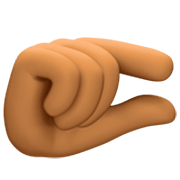 🤏🏽 Emoji Wenig-Geste: mittlere Hautfarbe Facebook 14.0.
