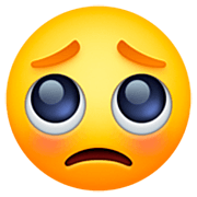 Emoji 🥺 Faccina Sull’orlo Delle Lacrime su Facebook 14.0.