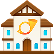 🏤 Emoji Postgebäude Facebook 14.0.