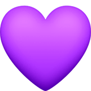 💜 Emoji Corazón Morado en Facebook 14.0.