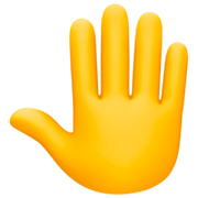 🤚 Emoji Dorso Da Mão Levantado na Facebook 14.0.