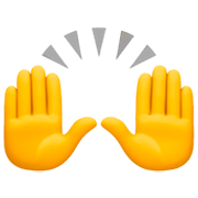 🙌 Emoji Mãos Para Cima na Facebook 14.0.