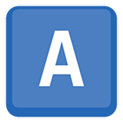🇦 Emoji Indicador regional símbolo letra A en Facebook 14.0.