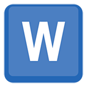 🇼 Emoji Letra do símbolo indicador regional W na Facebook 14.0.