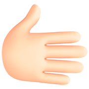 🫱🏻 Emoji Mão Direita: Pele Clara na Facebook 14.0.