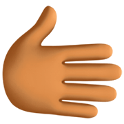 🫱🏾 Emoji Mão Direita: Pele Morena Escura na Facebook 14.0.