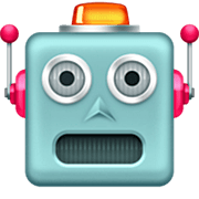Emoji 🤖 Faccina Di Robot su Facebook 14.0.