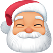 🎅🏼 Emoji Papá Noel: Tono De Piel Claro Medio en Facebook 14.0.