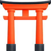 Emoji ⛩️ Santuario Shintoista su Facebook 14.0.