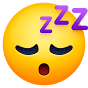 Emoji 😴 Faccina Che Dorme su Facebook 14.0.
