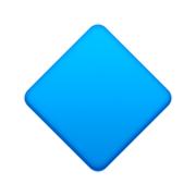 🔹 Emoji Rombo Azul Pequeño en Facebook 14.0.