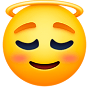 😇 Emoji lächelndes Gesicht mit Heiligenschein Facebook 14.0.