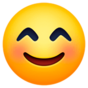 Emoji 😊 Faccina Con Occhi Sorridenti su Facebook 14.0.