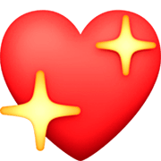 💖 Emoji funkelndes Herz Facebook 14.0.