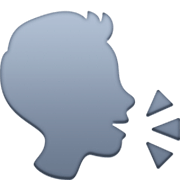 Emoji 🗣️ Persona Che Parla su Facebook 14.0.