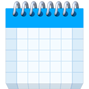 Emoji 🗓️ Calendario A Spirale su Facebook 14.0.
